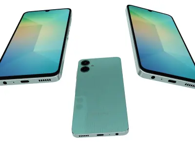 Samsung Galaxy A06 Light Green 3D model