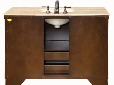 Oglesby Single Bathroom Vanity Set 3D model