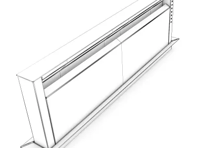 Standing Kitchen Hood 2 3D model