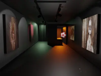 Horror Art Exhibition 3D model