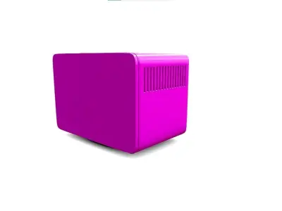 Electric Toaster Oven Cartoon 3D model