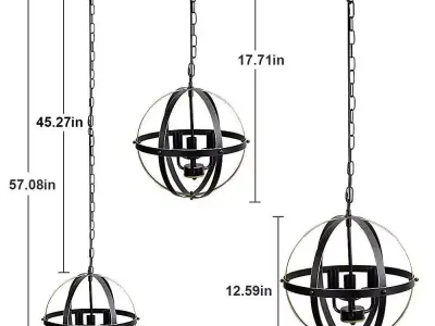 ceiling light 004 Free 3D model