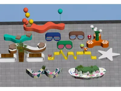 Creative Seats 3D model