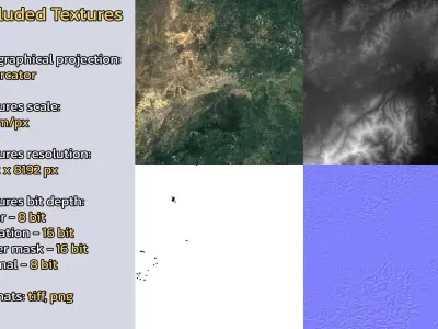 Barquisimeto Venezuela City Landscape 3D Model 3D model