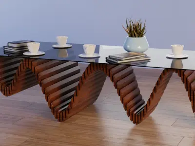 Coffee Table PART5 3D model