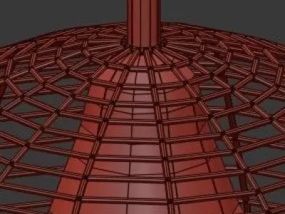 Untitled cage pendant lamp 3D model