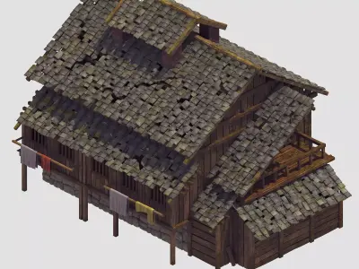 Broken Old - Walou 03 3D model