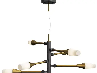 Paulette Chandelier Low-poly 3D model