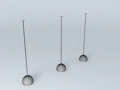 Pendant three spheres Free 3D model