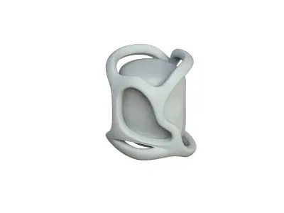 SciFi Shape Object Low Poly Low-poly 3D model 17