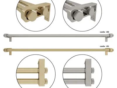 Hand rail-04 3D model