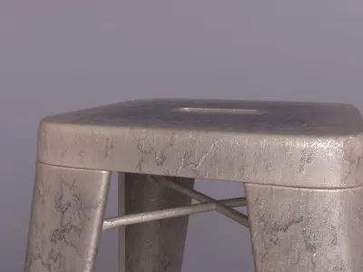 Stylish bar chair Free 3D model