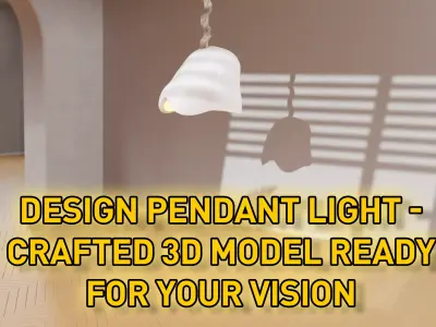 Design Pendant Light - Crafted 3D Model Ready for Your Vision 3D model