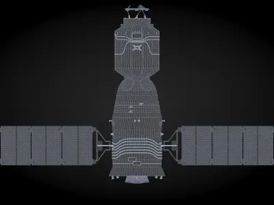 Shenzhou spacecraft 3D model