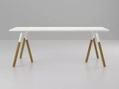 Raft Table 3D model