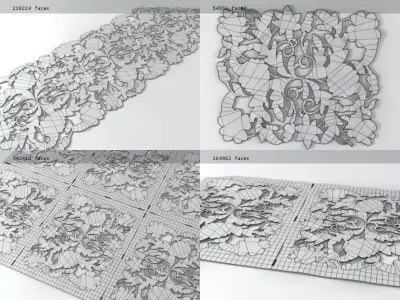 Zhippo placemat 3D model