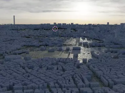 Tokyo 2021 latest map  3D model