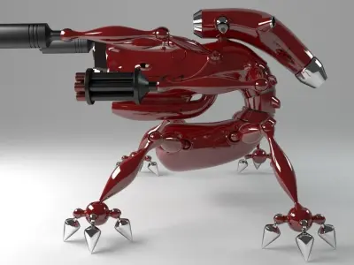 Fighting Robot 3D model