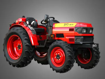 JIVO - 365DI Tractor 3D model