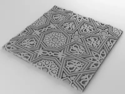 Gypsum Pattern Unit 3D model