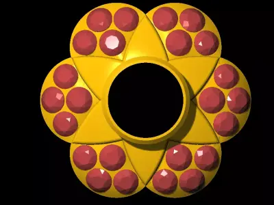  Tops earrings  3D print model