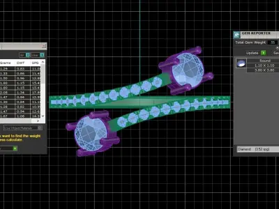 Solitaire Women Light Weight Band Ring 3D print model