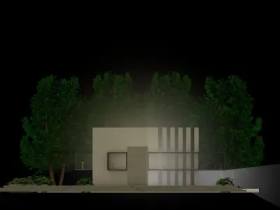MODERN HOUSE 3D model 67