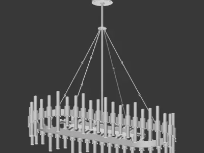 4 Ceiling Light Collection 3D model