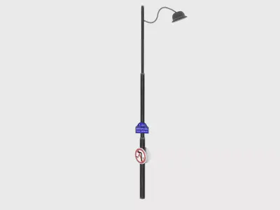  Paris Streetlight  3D model