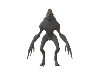 Aliens Monster v3 002 Low-poly 3D model