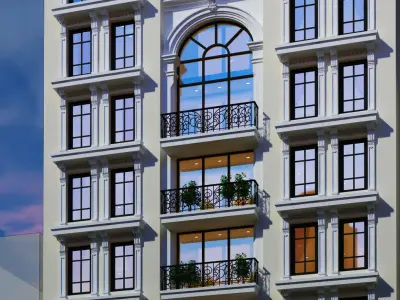 Classic house 03 3D model