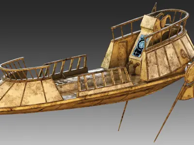 Star Wars Desert Skiff 3D model