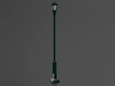 Street Light Low-poly 3D model