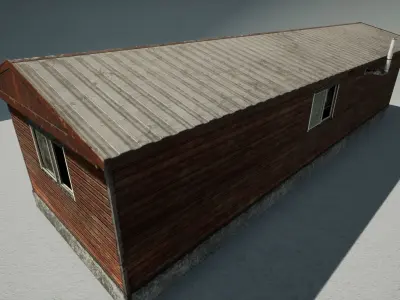 House cherry painted Texture