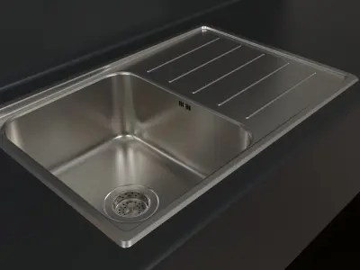 VATTUDALEN sink Ikea 69x47cm 3D model