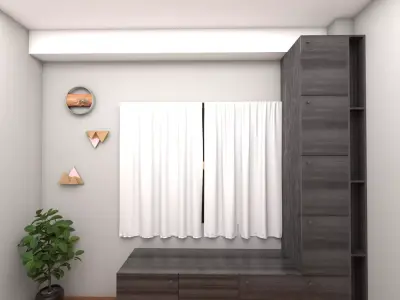 Furniture L Shaped Free 3D print model
