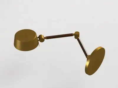 Alaster Articulating Wall Light 3D model