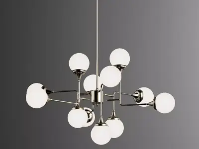 Ceiling light 3D model 124