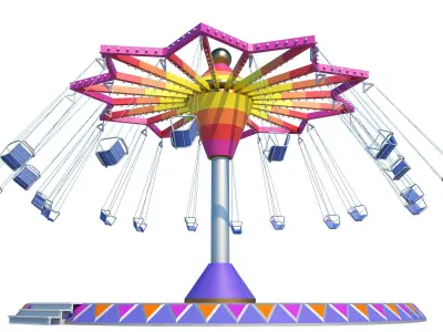 Amusement Funfair Toys 3D model