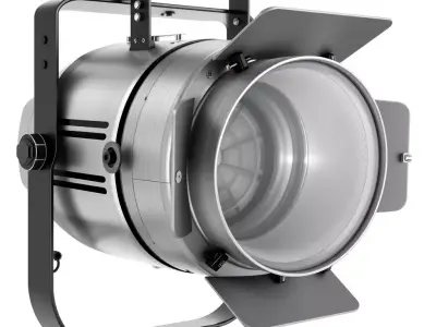 Professional Studio Spotlight Light Fixture Low-poly 3D model