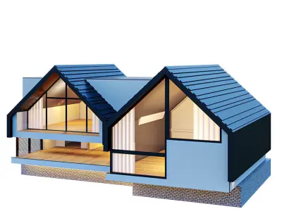MODREN HOUS N5 3D model