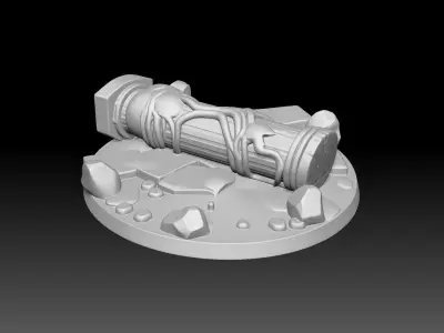 Fantasy Miniature Base -3D printing model 3D print model