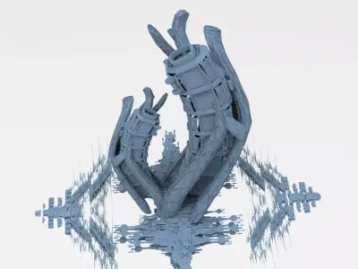 Sci fi Trinity elite tower 4  3D model