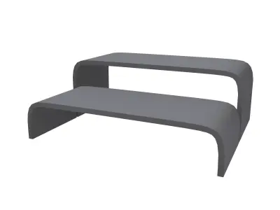 Integrated Model Display Rack v2 001 Low-poly 3D model