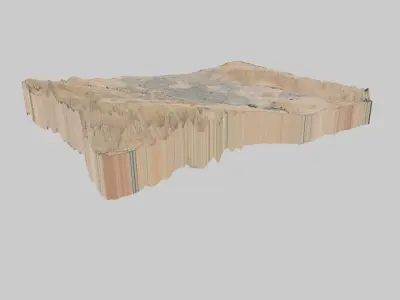RIYADH City Low-poly 3D model