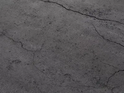 Asphalt 02 cracked PBR Low-poly 3D model