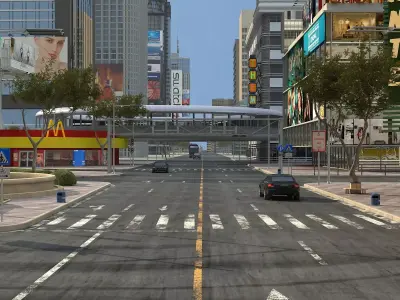 City Block 01 3D model