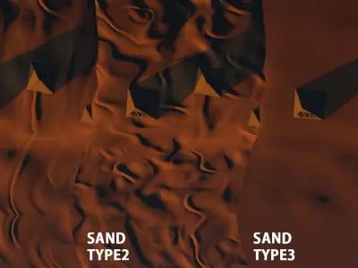Realistic Desert Landscape 3D model