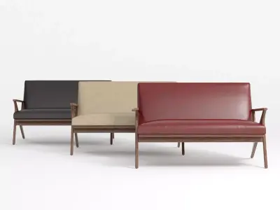 Cavett Loveseat 3D model