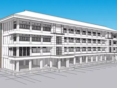thailand-school 3D model